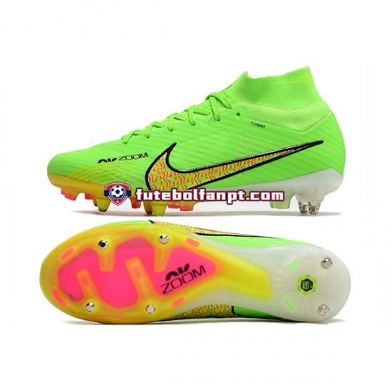 Verde Nike Air Zoom Mercurial Superfly IX Elite SG Chuteiras de futebol