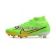 Verde Nike Air Zoom Mercurial Superfly IX Elite SG Chuteiras de futebol