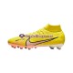 Rosa Amarelo Nike Air Zoom Mercurial Superfly IX Pro AG Pro AG Pro Lucent Chuteiras de futebol