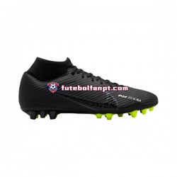 Cinza Preto Nike Air Zoom Mercurial Superfly IX Shadow Academy AG Chuteiras de futebol