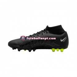 Cinza Preto Nike Air Zoom Mercurial Superfly IX Shadow Academy AG Chuteiras de futebol