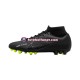 Cinza Preto Nike Air Zoom Mercurial Superfly IX Shadow Academy AG Chuteiras de futebol