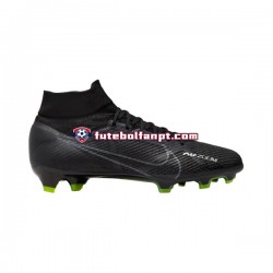 Cinza Preto Nike Air Zoom Mercurial Superfly IX Shadow Pro FG Chuteiras de futebol