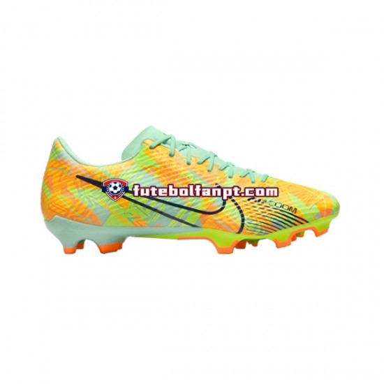 Azul Verde Nike Air Zoom Mercurial Vapor XV Bonded Academy FGMG Chuteiras de futebol