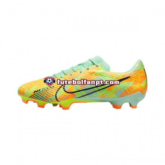 Azul Verde Nike Air Zoom Mercurial Vapor XV Bonded Academy FGMG Chuteiras de futebol