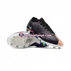 Preto Nike Air Zoom Mercurial Vapor XV Elite AG Chuteiras de futebol