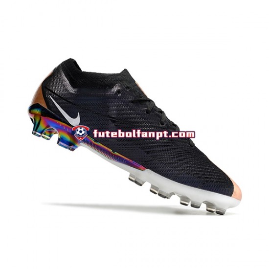 Preto Nike Air Zoom Mercurial Vapor XV Elite AG Chuteiras de futebol