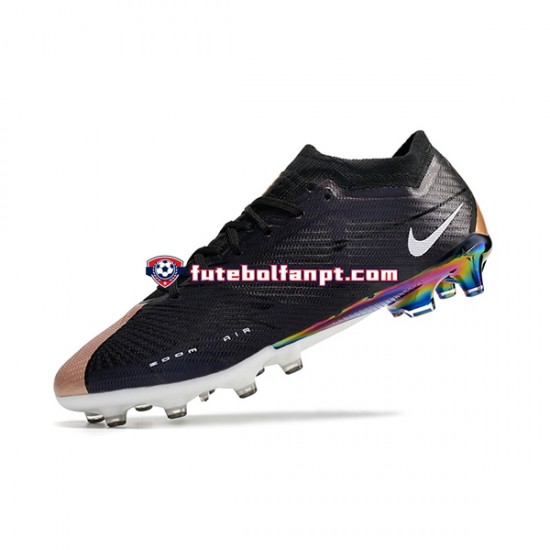 Preto Nike Air Zoom Mercurial Vapor XV Elite AG Chuteiras de futebol