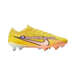 Rosa Amarelo Nike Air Zoom Mercurial Vapor XV Elite SG Pro AC Lucent Chuteiras de futebol