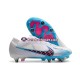 Azul Branco Nike Air Zoom Mercurial Vapor XV Elite SG Chuteiras de futebol