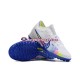 Azul Branco Nike Air Zoom Mercurial Vapor XV Elite TF Chuteiras de futebol