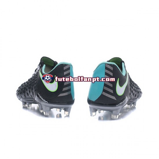 Azul Preto Nike HyperVenom Phantom III Elite FG Chuteiras de futebol