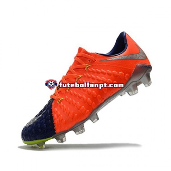 Laranja Azul Nike HyperVenom Phantom III Elite FG Chuteiras de futebol