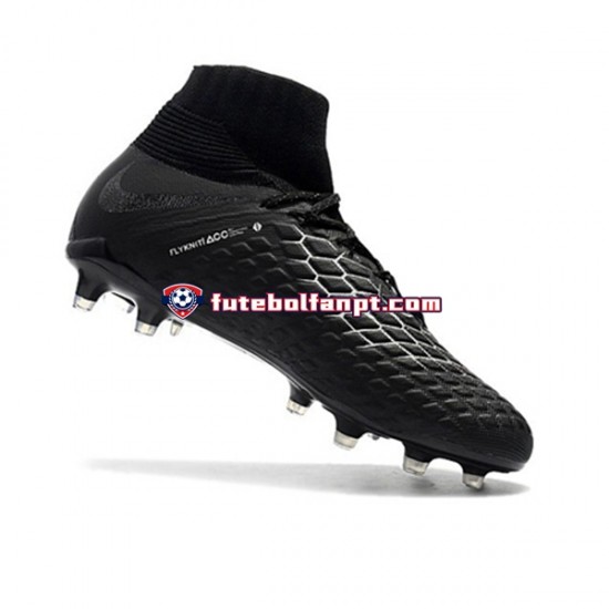 Branco Preto Nike Hypervenom Phantom 3 Elite DF FG Chuteiras de futebol