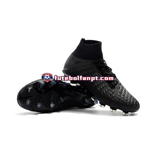 Branco Preto Nike Hypervenom Phantom 3 Elite DF FG Chuteiras de futebol