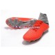 Vermelho Cinza Nike Hypervenom Phantom 3 Elite DF FG Chuteiras de futebol