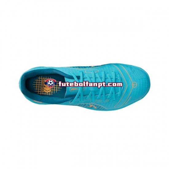 Azul Nike Jr Mercurial Vapor XIV Blueprint Academy IC Chuteiras de futebol