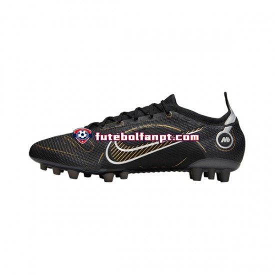 Amarelo Preto Nike Mecurial Vapor XIV Shadow Elite AG Chuteiras de futebol