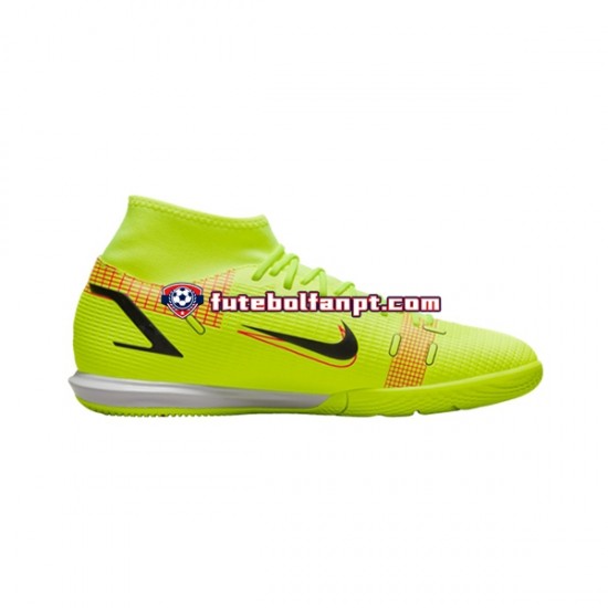 Amarelo Nike Mercurial Superfly VIII Motivation Academy IC Chuteiras de futebol