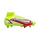 Vermelho Amarelo Nike Mercurial Superfly VIII Motivation Elite SG Pro AC Chuteiras de futebol