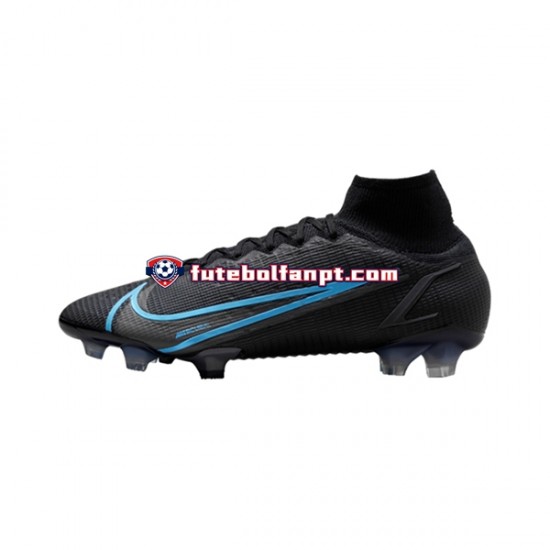 Preto Nike Mercurial Superfly VIII Renew Elite FG Chuteiras de futebol