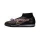 Preto Nike Mercurial Superfly VIII Shadow Academy IC Chuteiras de futebol