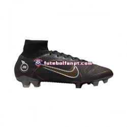 Preto Nike Mercurial Superfly VIII Shadow Elite FG Chuteiras de futebol