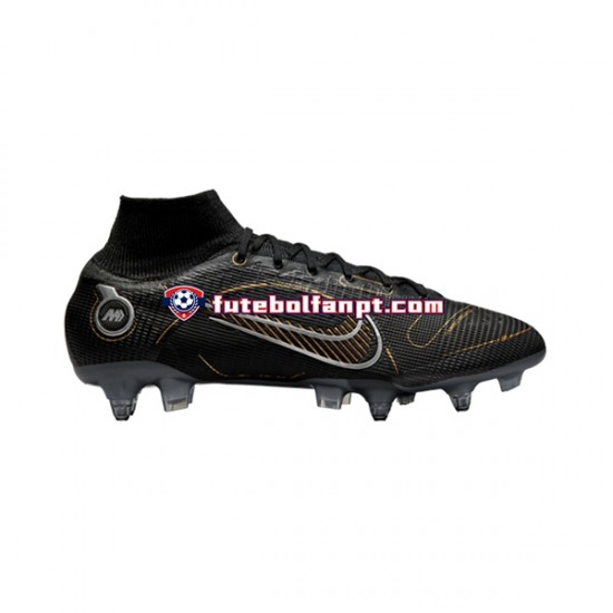 Preto Nike Mercurial Superfly VIII Shadow Elite SG Pro AC Chuteiras de futebol