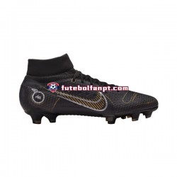 Preto Nike Mercurial Superfly VIII Shadow Pro FG Chuteiras de futebol