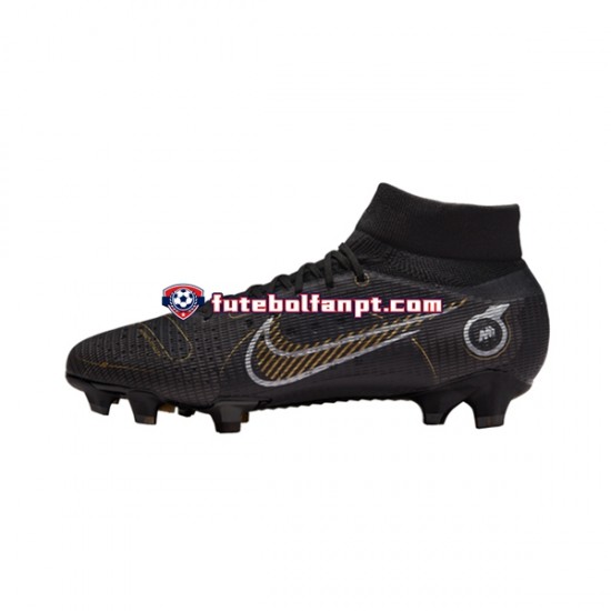 Preto Nike Mercurial Superfly VIII Shadow Pro FG Chuteiras de futebol