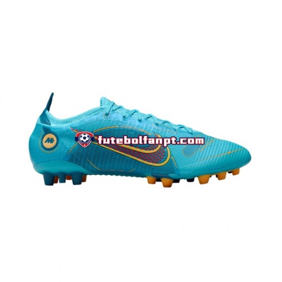 Laranja Azul Nike Mercurial Vapor XIV Blueprint Elite AG Chuteiras de futebol