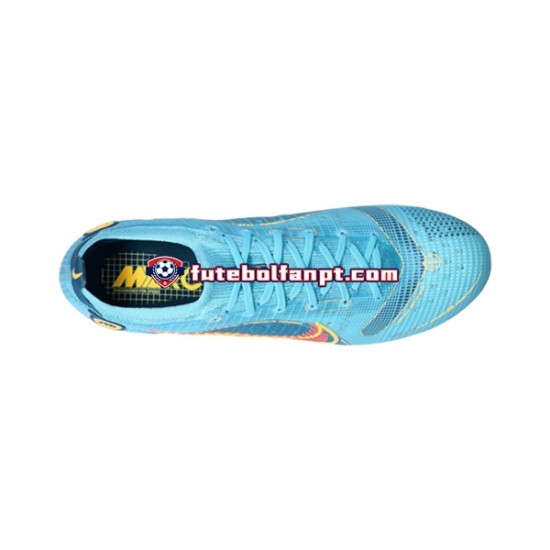 Azul Nike Mercurial Vapor XIV Blueprint PROMO Elite SG Pro Chuteiras de futebol