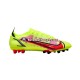 Vermelho Amarelo Nike Mercurial Vapor XIV Motivation Elite AG Chuteiras de futebol