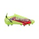 Vermelho Amarelo Nike Mercurial Vapor XIV Motivation Elite SG Pro AC Chuteiras de futebol