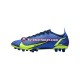 Azul Amarelo Nike Mercurial Vapor XIV Recharge Elite AG Chuteiras de futebol