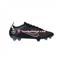 Preto Nike Mercurial Vapor XIV Shadow Elite FG Chuteiras de futebol