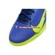 Azul Amarelo Nike Mercurial Zoom Vapor XIV Recharge Pro IC Chuteiras de futebol