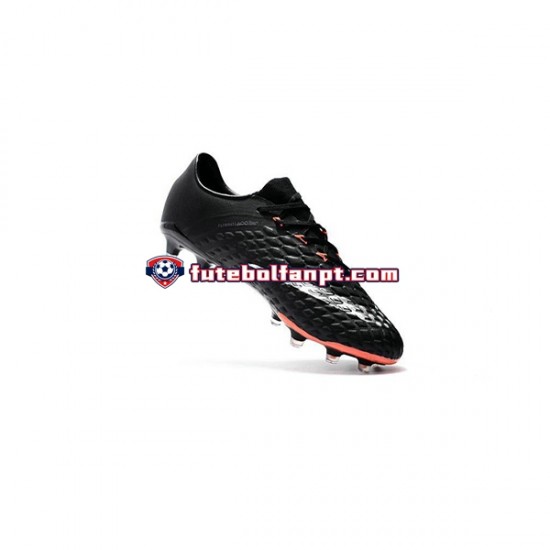 Branco Preto Nike Neymar HyperVenom Phantom 3 Elite FG Chuteiras de futebol