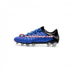 Azul Preto Nike Neymar HyperVenom Phantom 3 Elite FG Chuteiras de futebol