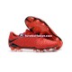 Vermelho Preto Nike Neymar HyperVenom Phantom 3 Elite FG Chuteiras de futebol