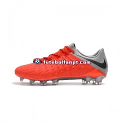 Vermelho Branco Nike Neymar HyperVenom Phantom 3 Elite FG Chuteiras de futebol