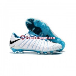 Azul Branco Nike Neymar HyperVenom Phantom 3 Elite FG Chuteiras de futebol