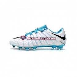 Azul Branco Nike Neymar HyperVenom Phantom 3 Elite FG Chuteiras de futebol