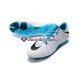 Azul Branco Nike Neymar HyperVenom Phantom 3 Elite FG Chuteiras de futebol