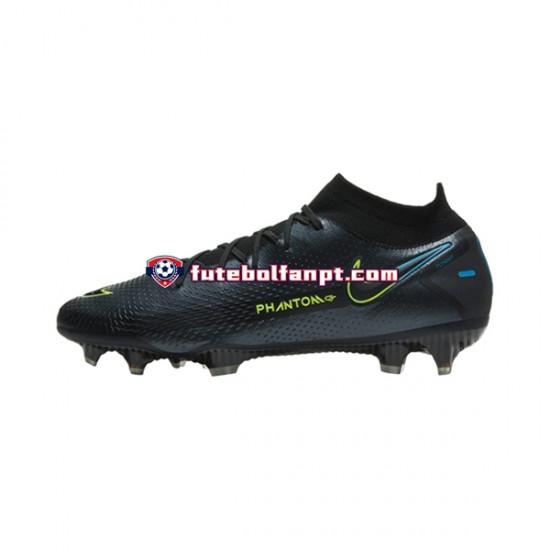 Preto Nike Phantom GT X Prism Elite DF FG Chuteiras de futebol