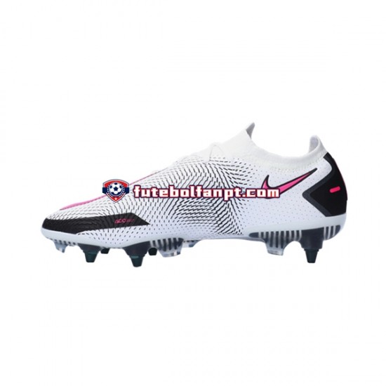 Branco Nike Phantom GT Daybreak Elite SG Pro AC Chuteiras de futebol