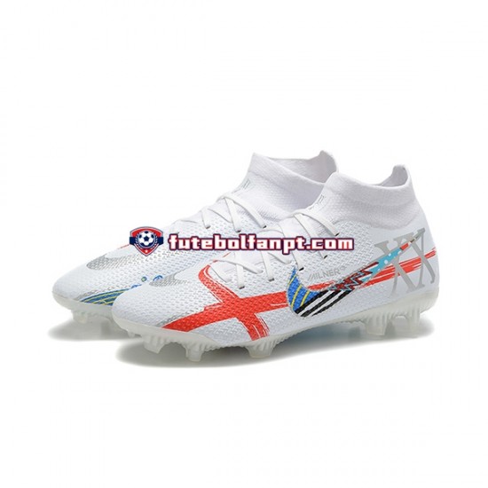 Branco Nike Phantom GT Elite Dynamic Fit FG Chuteiras de futebol