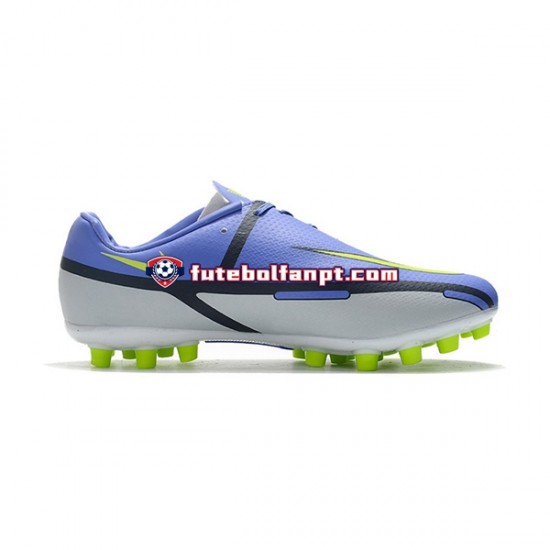 Azul Branco Verde Nike Phantom GT2 AG Chuteiras de futebol