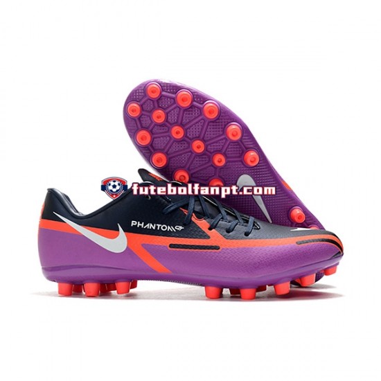 Roxo Vermelho Preto Nike Phantom GT2 AG Chuteiras de futebol