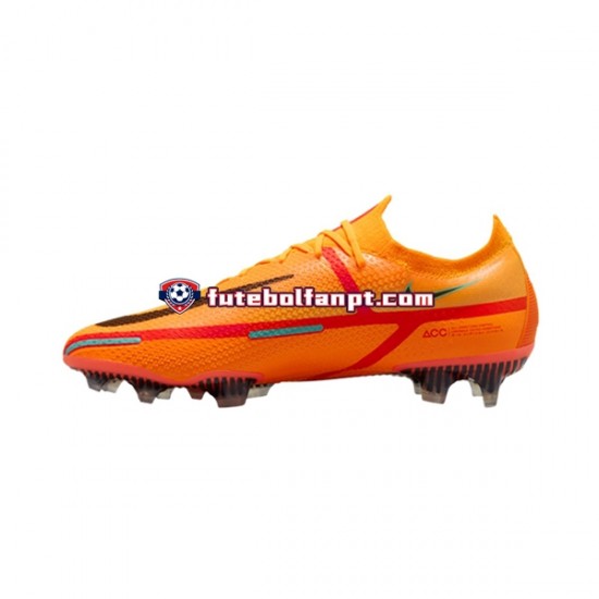 Laranja Nike Phantom GT2 Blueprint Elite FG Chuteiras de futebol